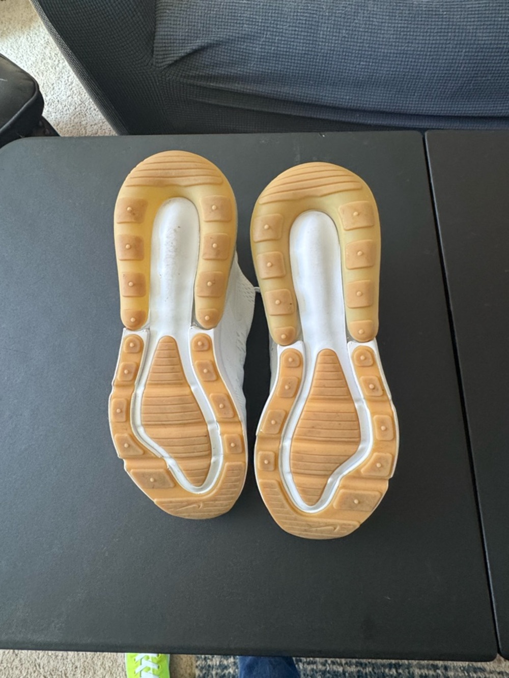 Nike White Air270 Mesh Sneakers with Gum Tip - Picture 6 of 6